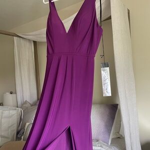 IEENA - floor length maroon/purple dress